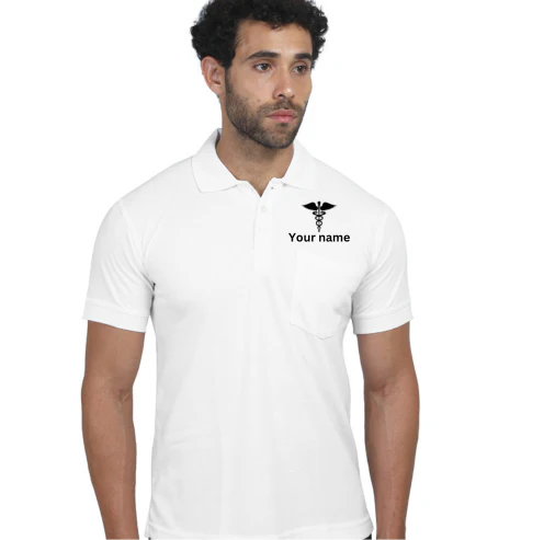 Áo Polo cao cấp unisex dành cho bác sĩ, nha sĩ và nhân viên y tế.