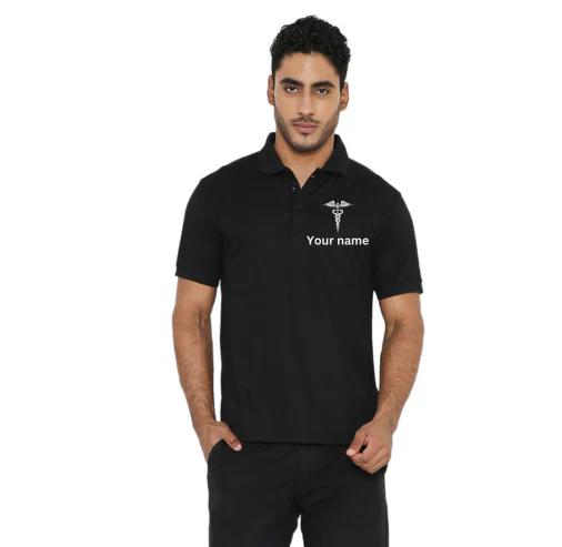 Áo Polo cao cấp unisex dành cho bác sĩ, nha sĩ và nhân viên y tế.