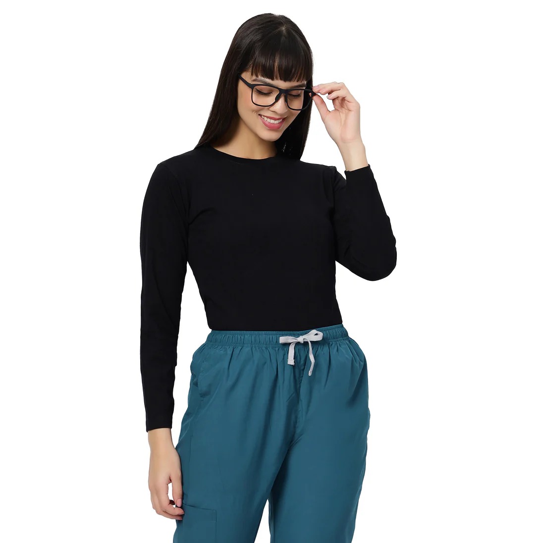 Áo lót đồng phục y tế cao cấp màu đen dành cho nữ