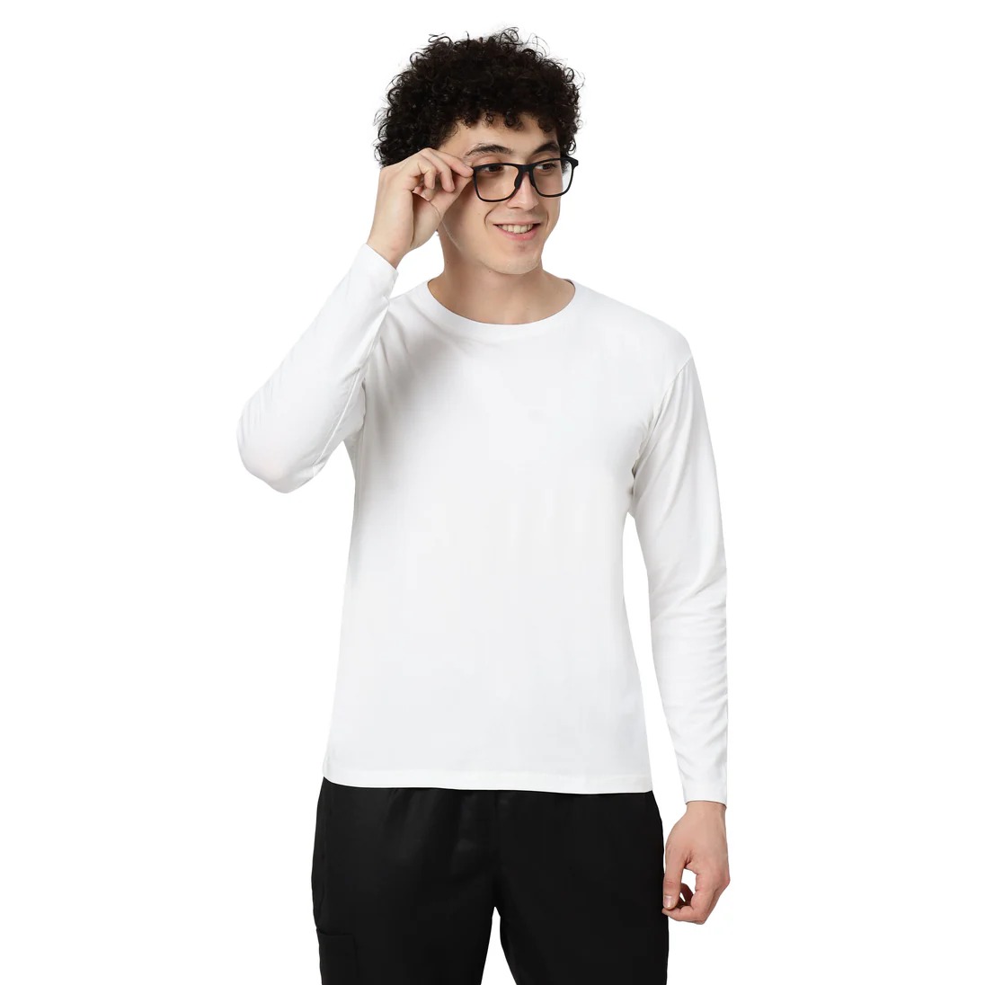 Men’s Premium White Under Scrub Top